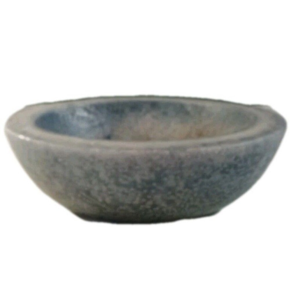 Habersham Candle Company Blue Wax Pottery Vessel W Pressed Flowers Flameless - Picture 8 of 11